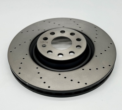 VBT Front 334x32 Brake Discs (Pair) VAG Fitment Gol f 4 R32 2