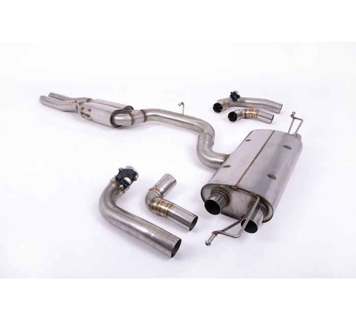 MILLTEK Particulate Filter-back,80mm OPF/GPF Cat Back System, Audi,RS3,Sportback 400PS (8Y MQB EVO) - OPF/GPF Models,2021-2026