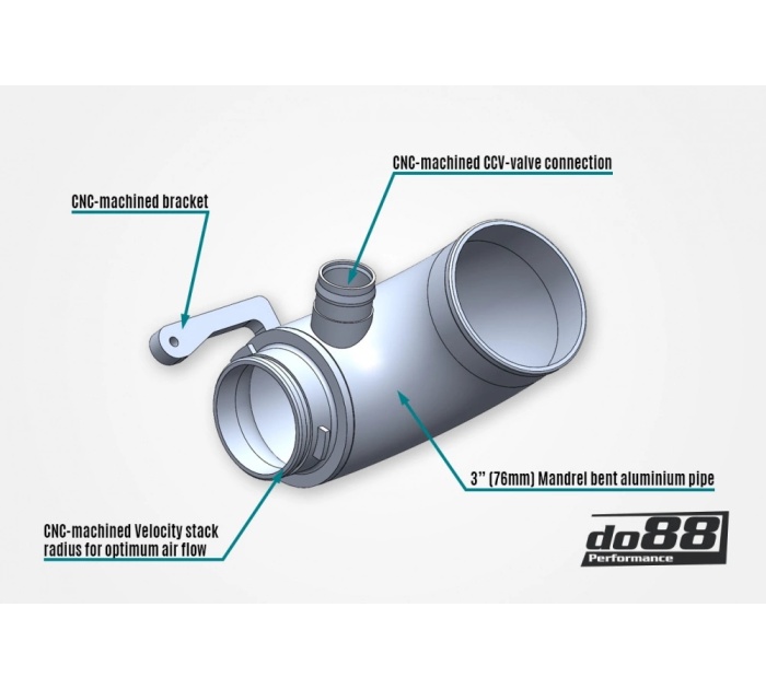 do88 VAG 1.8/2.0 TSI (MQB) Turbo Inlet Pipe