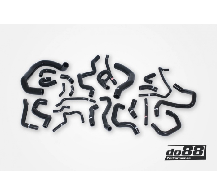 Do88-kit187B AUDI SEAT SKODA VW 1.8 / 2.0 TSI MQB Coolant hoses A hose kit developed by do88 to replace OEM radiator/cooling sys