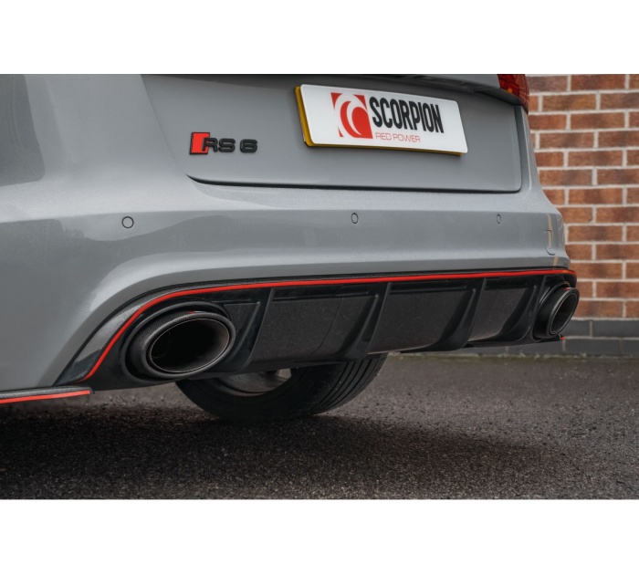 SAU087U Audi RS6 C7 4.0 TFSI Biturbo Quattro 2013 – 2018 170 x 120mm Carbon Fibre Ascari RS trim (pair)