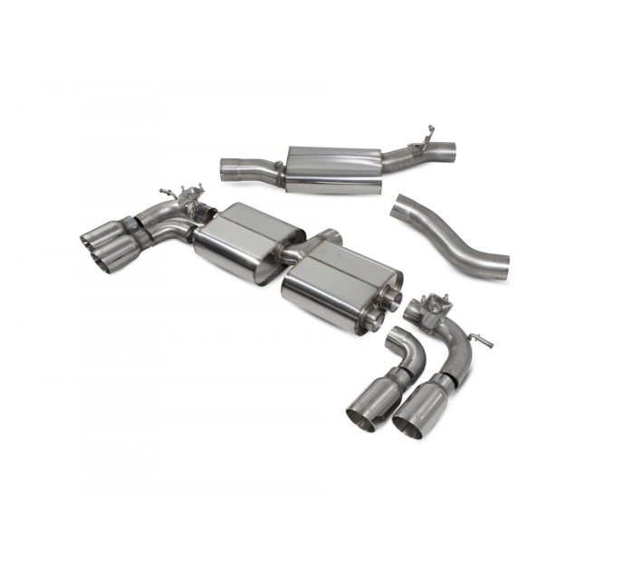 Scorpion SVWS055 Cat/GPF Back System, VW, Golf R, MK7.5, Facelift Models, GPF & Non GPF Models, 2017-2020