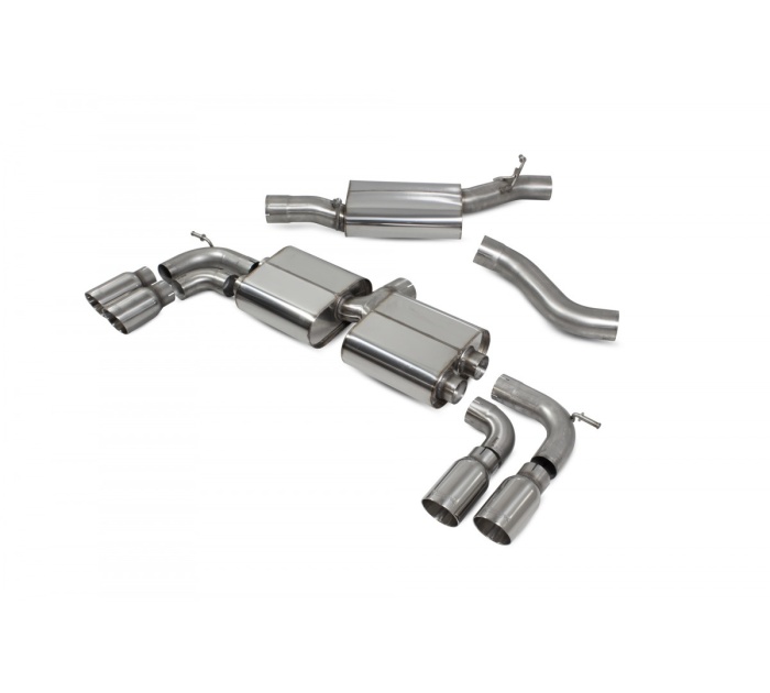 Scorpion SVWS055 Cat/GPF Back System, VW, Golf R, MK7.5, Facelift Models, GPF & Non GPF Models, 2017-2020