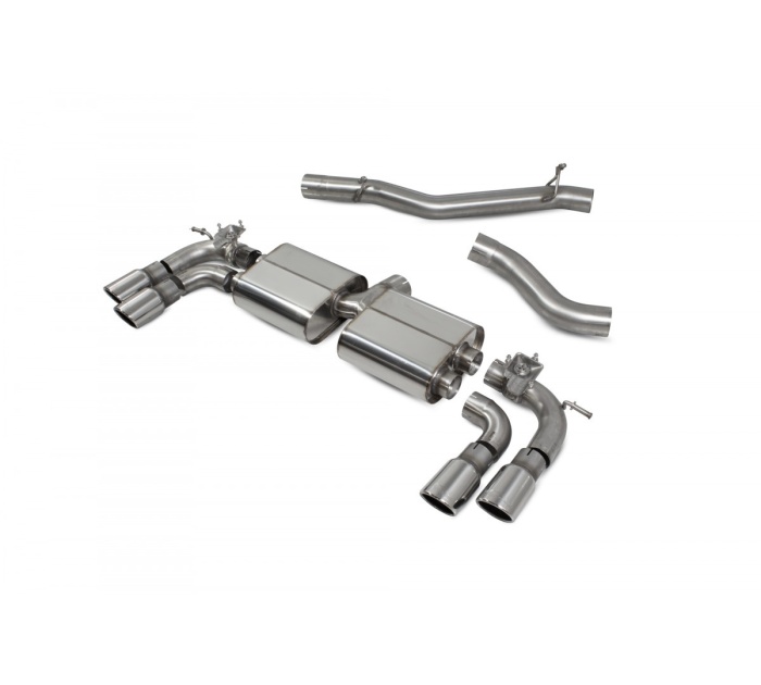 Scorpion SVWS055 Cat/GPF Back System, VW, Golf R, MK7.5, Facelift Models, GPF & Non GPF Models, 2017-2020