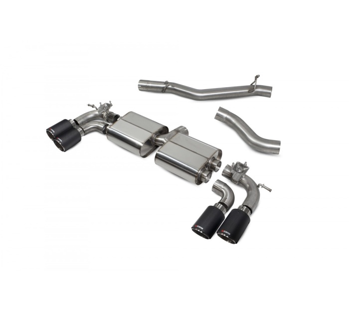 Scorpion SVWS055 Cat/GPF Back System, VW, Golf R, MK7.5, Facelift Models, GPF & Non GPF Models, 2017-2020