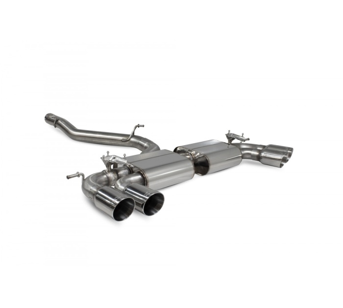 Scorpion SVWS055 Cat/GPF Back System, VW, Golf R, MK7.5, Facelift Models, GPF & Non GPF Models, 2017-2020