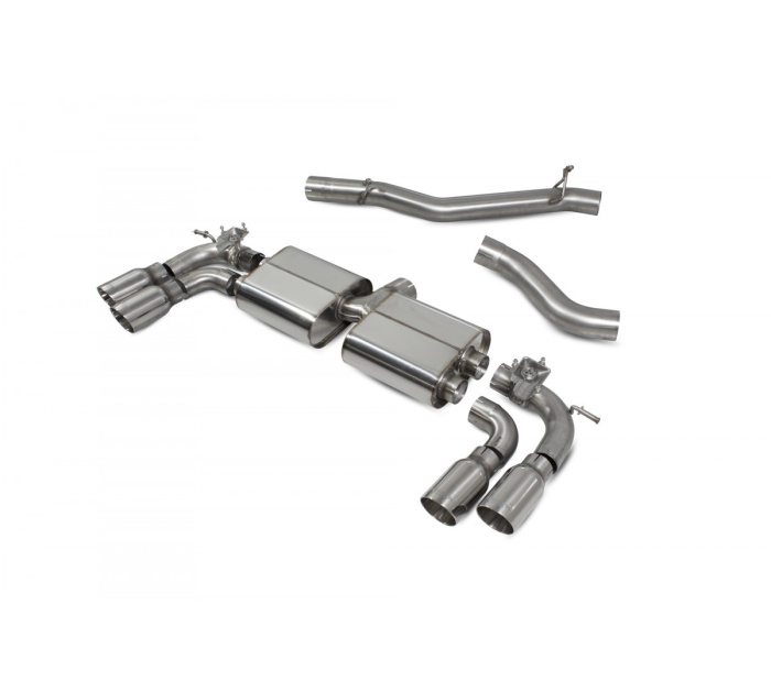 Scorpion SVWS055 Cat/GPF Back System, VW, Golf R, MK7.5, Facelift Models, GPF & Non GPF Models, 2017-2020