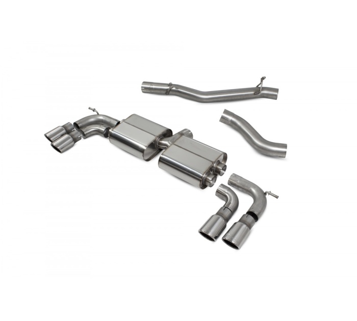 Scorpion SVWS055 Cat/GPF Back System, VW, Golf R, MK7.5, Facelift Models, GPF & Non GPF Models, 2017-2020