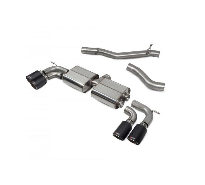 Scorpion SVWS055 Cat/GPF Back System, VW, Golf R, MK7.5, Facelift Models, GPF & Non GPF Models, 2017-2020