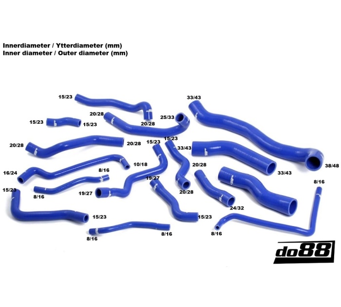 do88-kit45 VW GOLF Audi A3 2.0 TSI/TFSI DSG Coolant/Radiator hoses