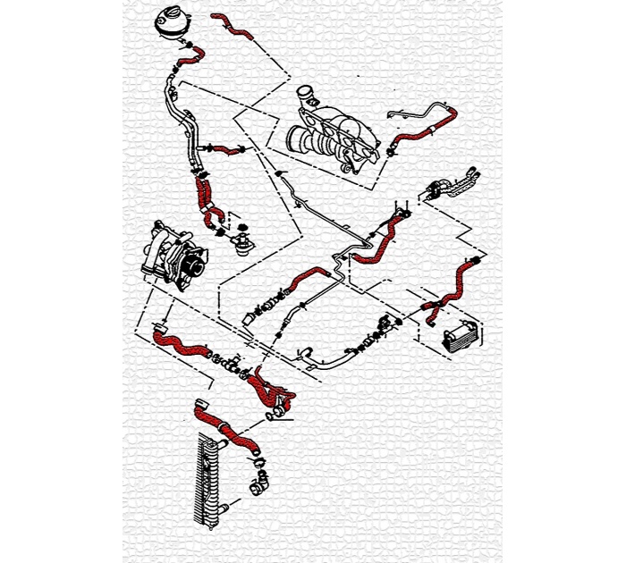 do88-kit45 VW GOLF Audi A3 2.0 TSI/TFSI DSG Coolant/Radiator hoses