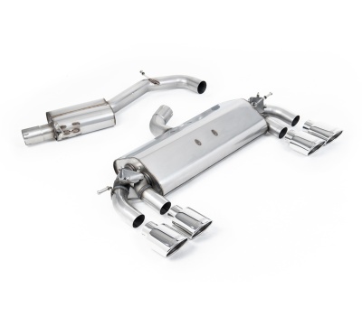 Milltek Cat-Back Exhaust System Golf MK7 R 2.0 TSI 300PS (ECE Approved & 76.2mm Systems)