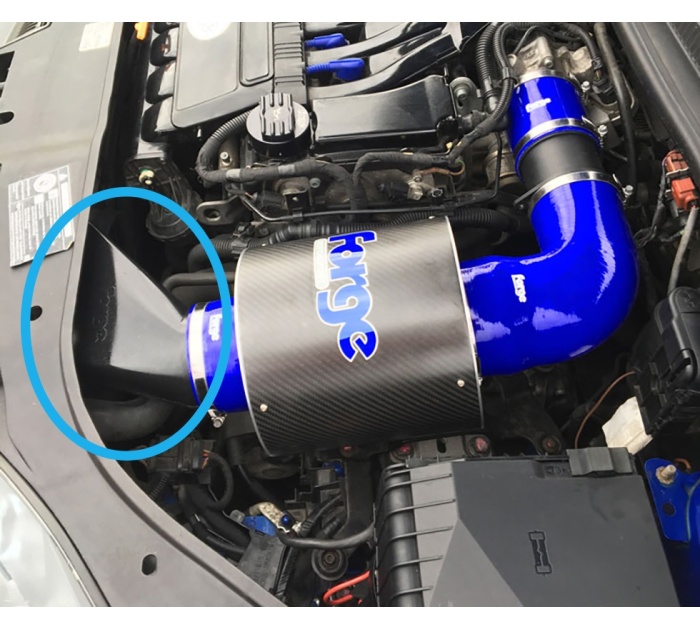 Forge Mk5 Golf R32 Replacement Inlet Scoop FMSCOOPR32