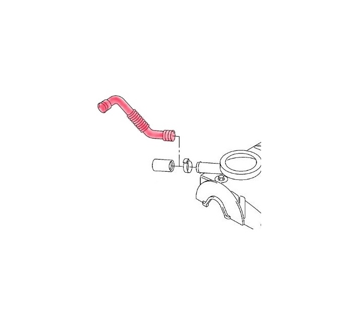 Forge Silicone Breather Hose VW T5 1.9 TDI | FMBH3