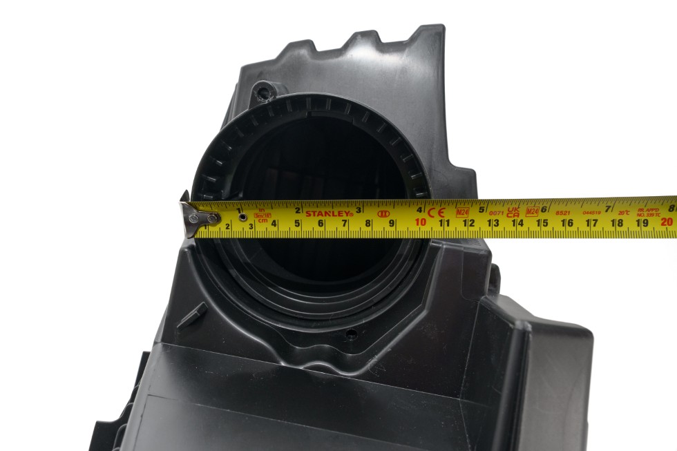 measure the junction where the maff tube was housed