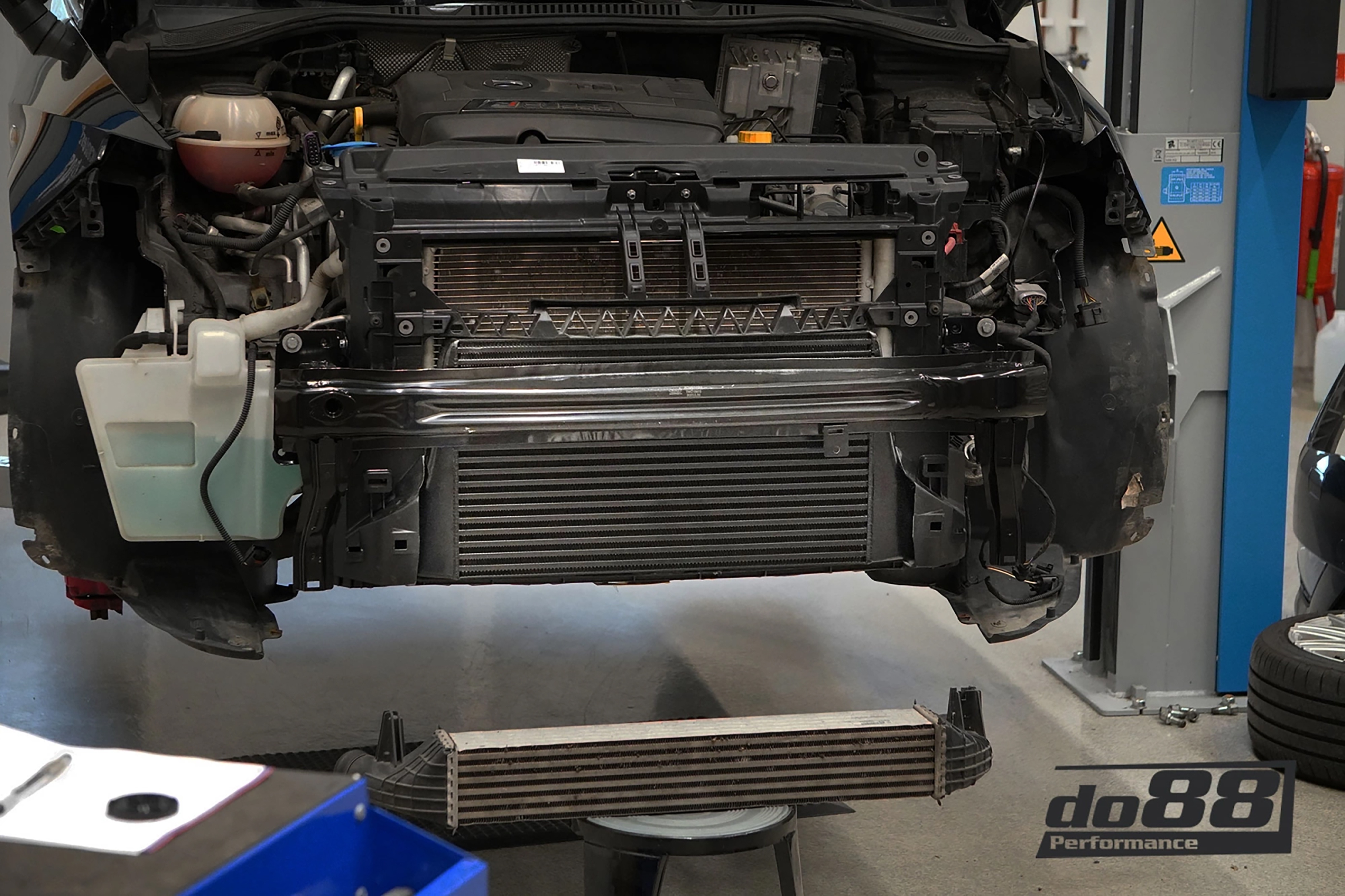 Do88 Intercooler Installed on VW Polo Seat Ibiza