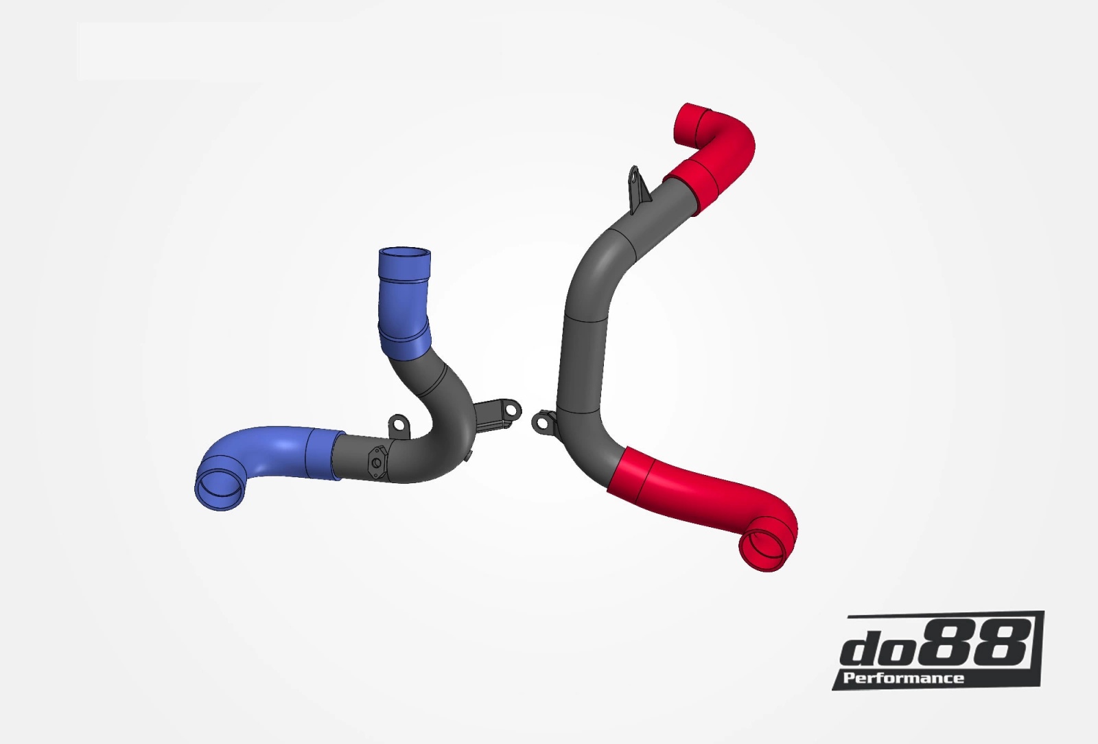 do88 Pressure Pipes Installed on Engine