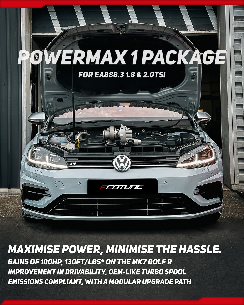 Ecotune Powermax 1 Stage 3 Package for MQB 2.0TSI