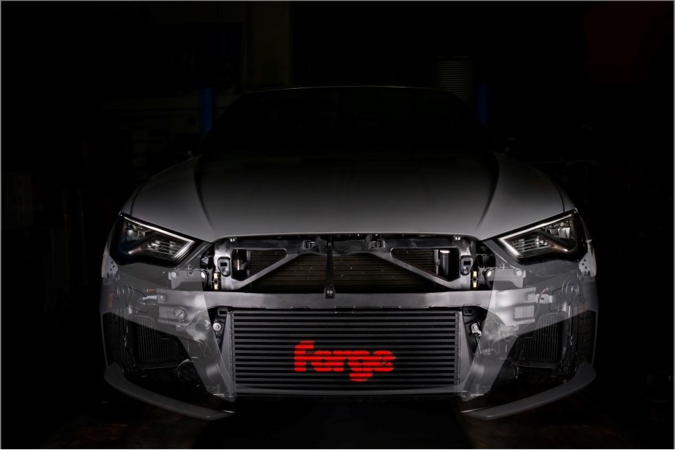 Installed View of RS3 Intercooler