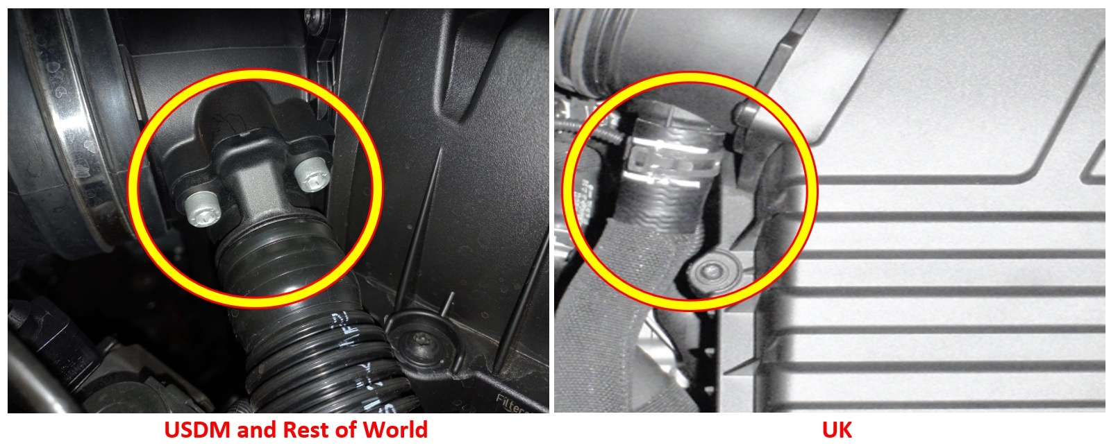 VAG 2.5 TFSI Fitment Identification