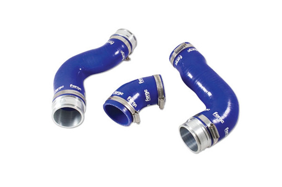 Forge 3-Piece Performance Silicone Turbo Hose Kit Full Contents
