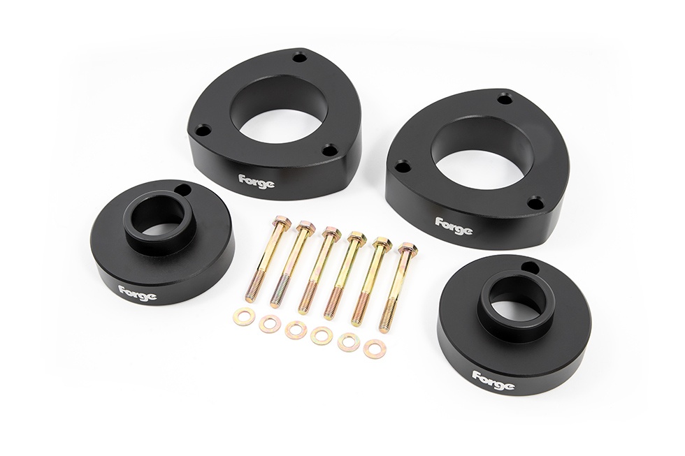 Forge Suspension Leveling Lift Kit Components Full Layout